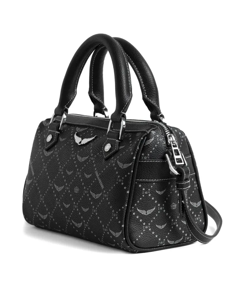 Zadig & Voltaire monogram XS sunny vibe cross body bag - Schwarz Schwarz