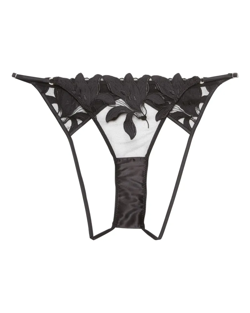 Fleur Du Mal Lily Slip - Schwarz Schwarz