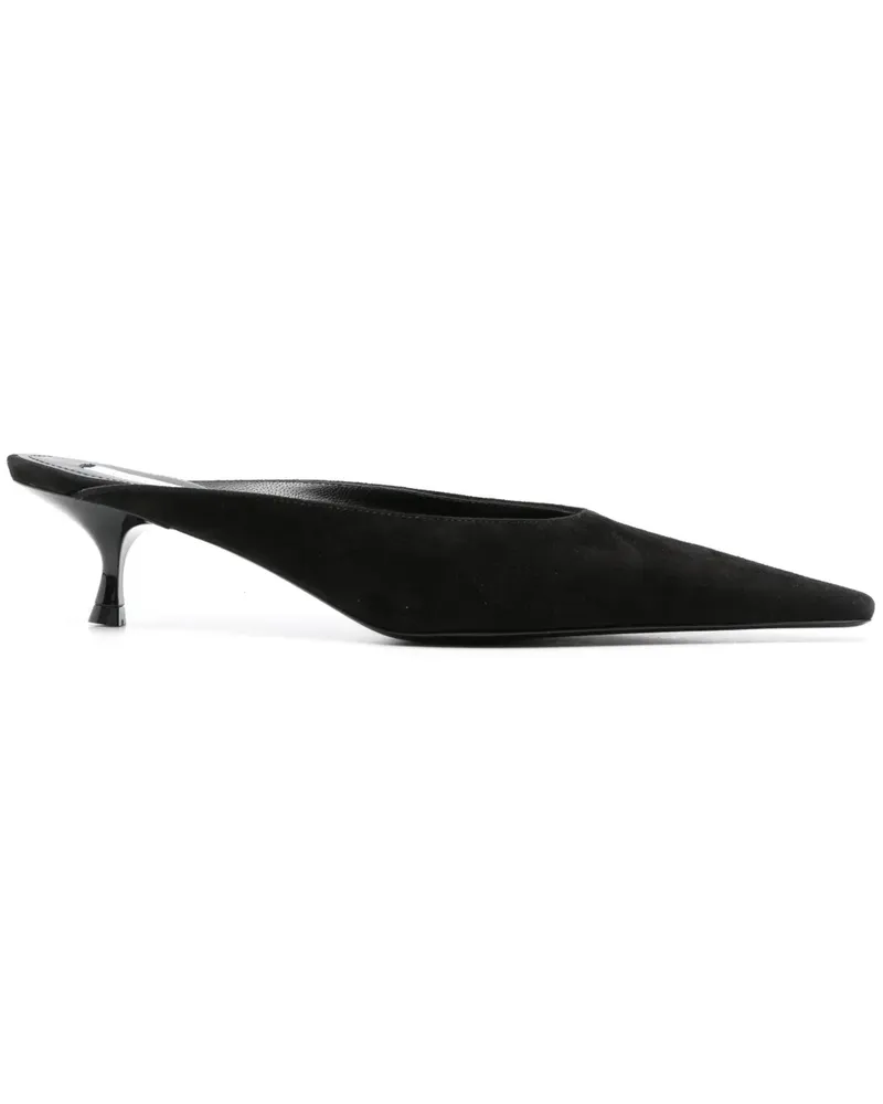 Victoria Beckham Spitze Mules 45mm - Schwarz Schwarz