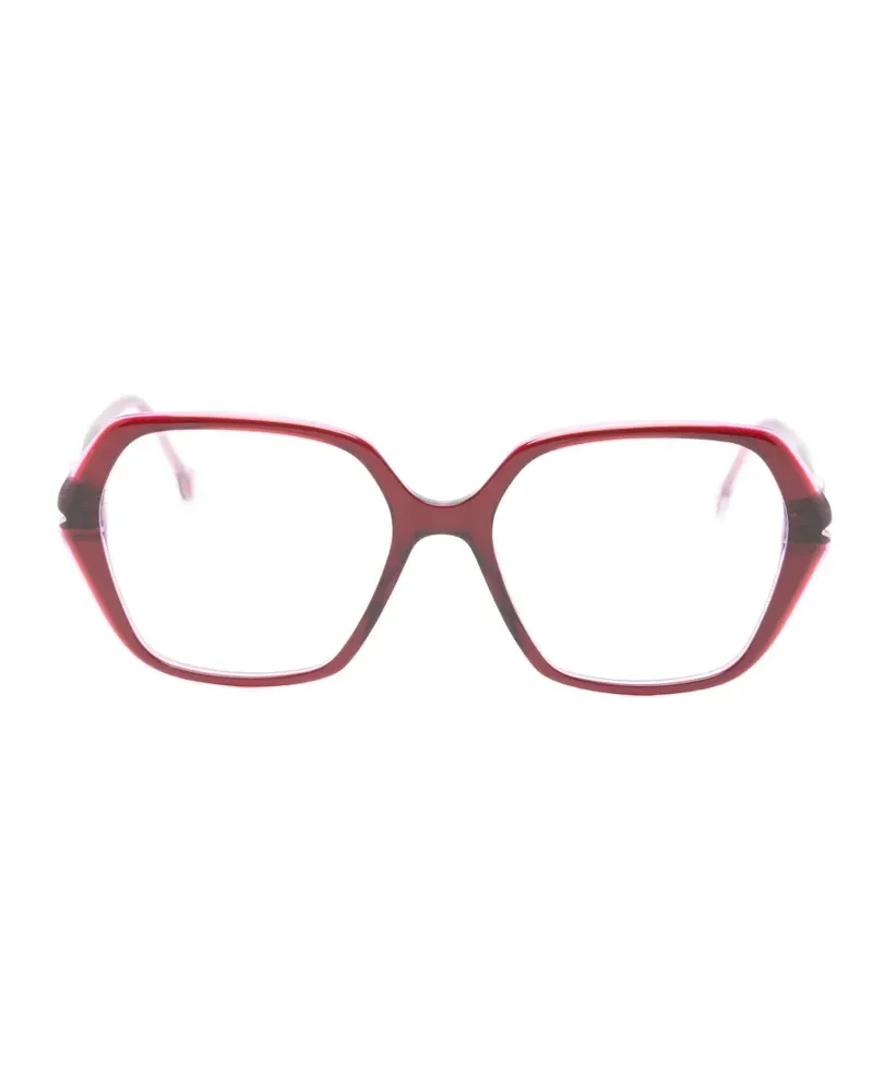 Carolina Herrera New York Brille mit geometrischem Gestell - Violett Violett