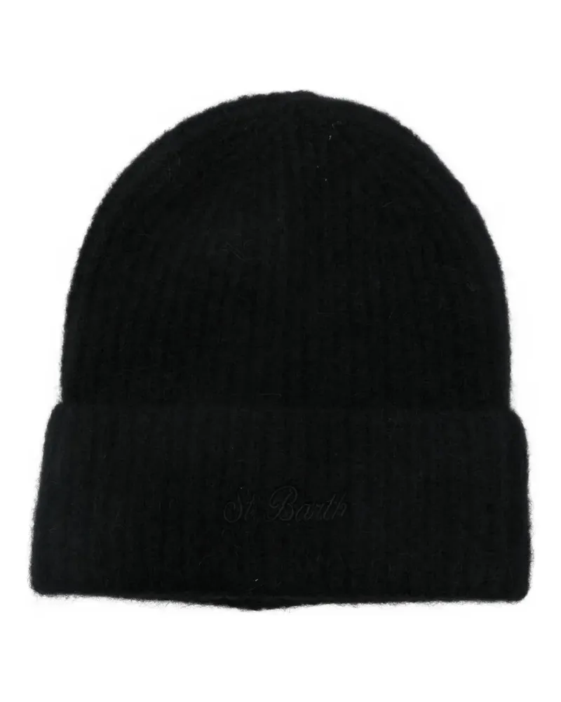 MC2 Saint Barth Beanie mit Logo-Stickerei - NERO Nero