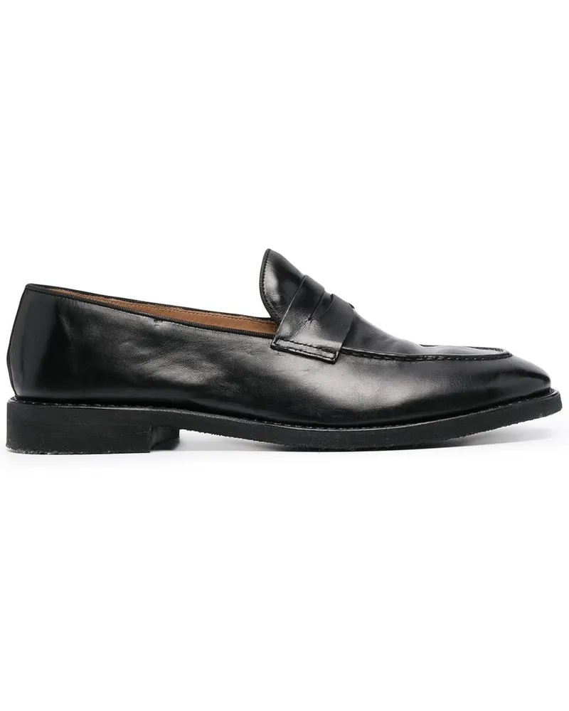 Alberto Fasciani Loafer mit niedrigem Absatz Schwarz