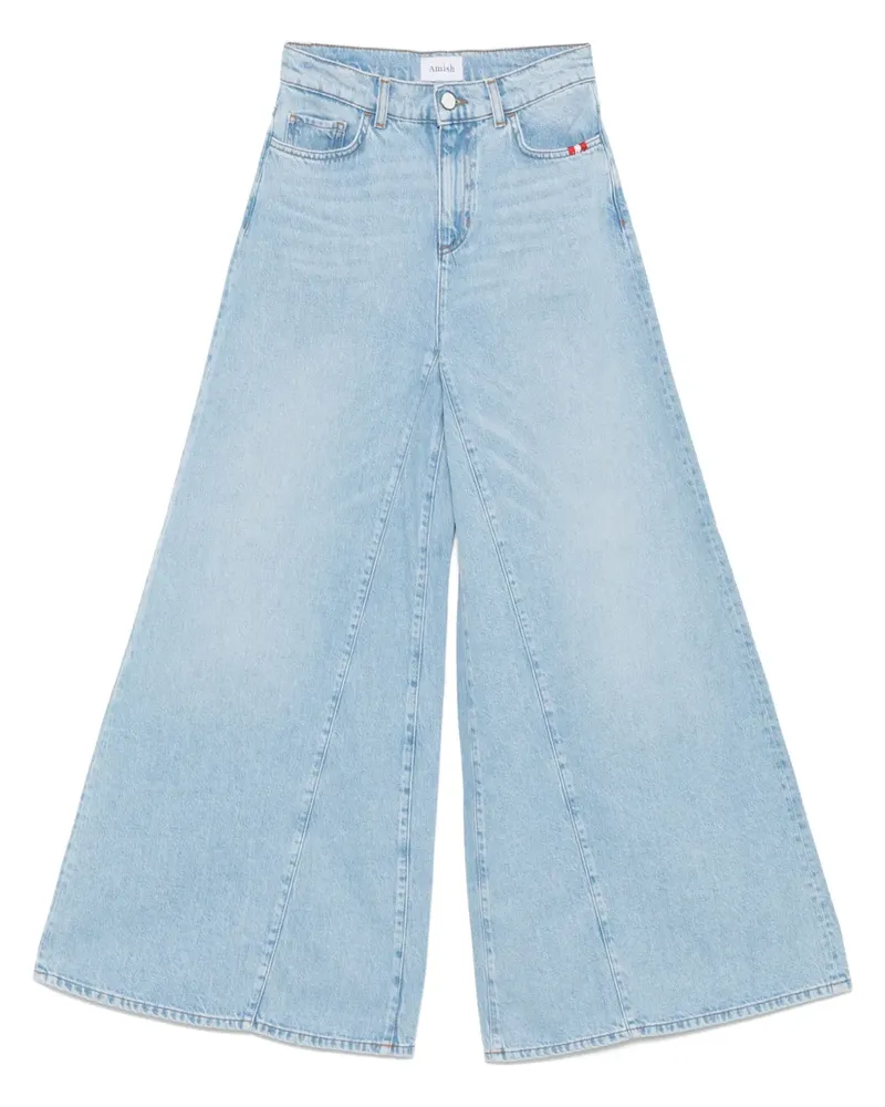 Amish Weite Jeans - Blau Blau