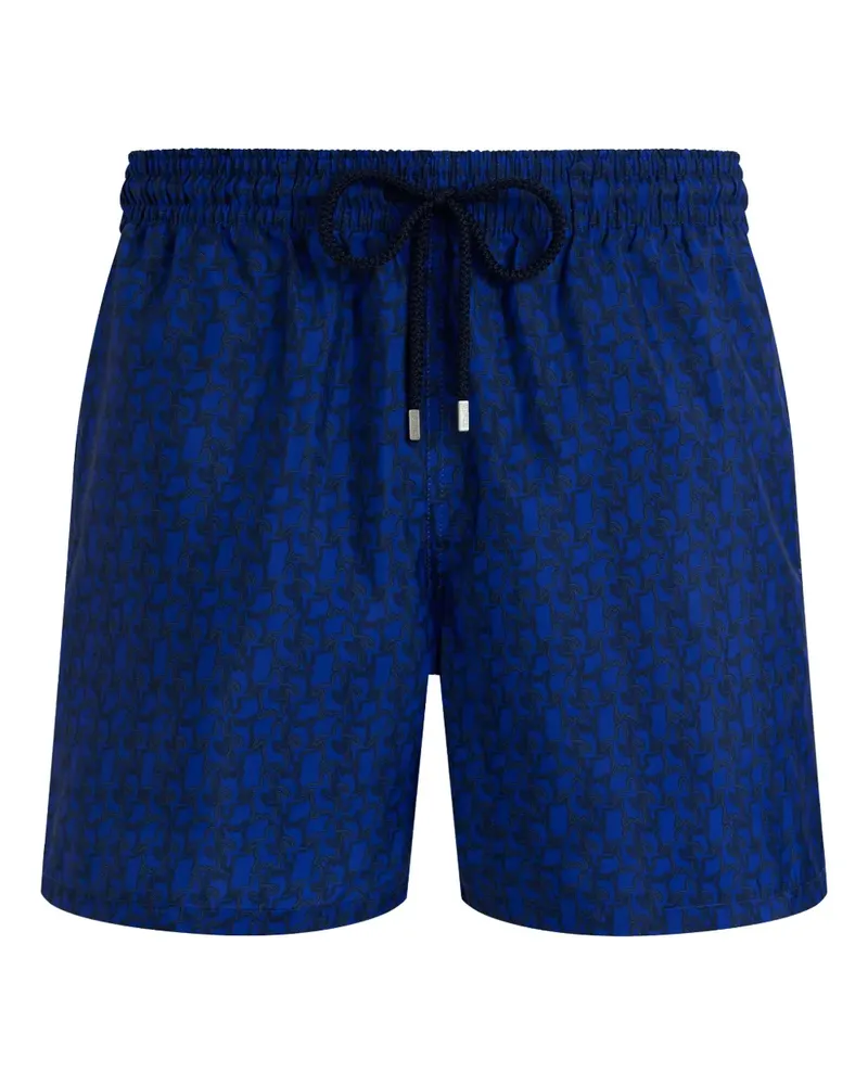 Vilebrequin Badeshorts mit Kordelzug - Blau Blau