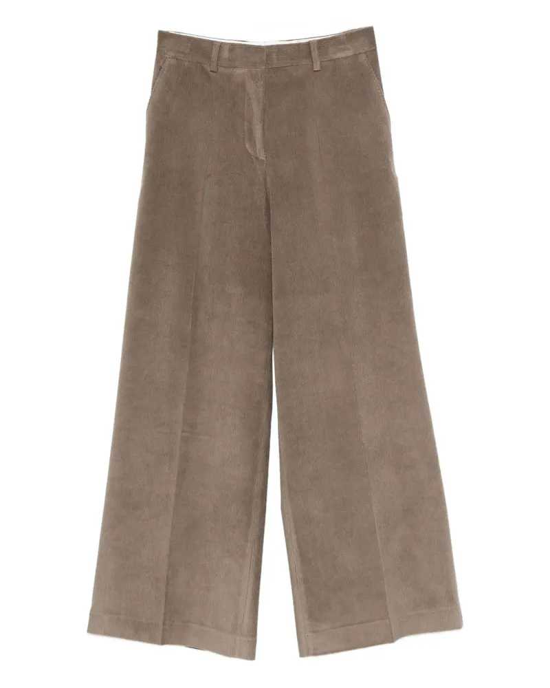 Officine Generale Cordhose mit weitem Bein - Braun Braun