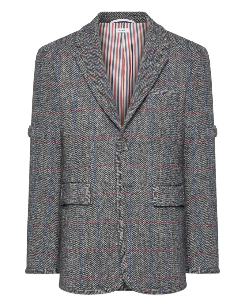 Thom Browne Hunting Tweed-Blazer - Grau Grau