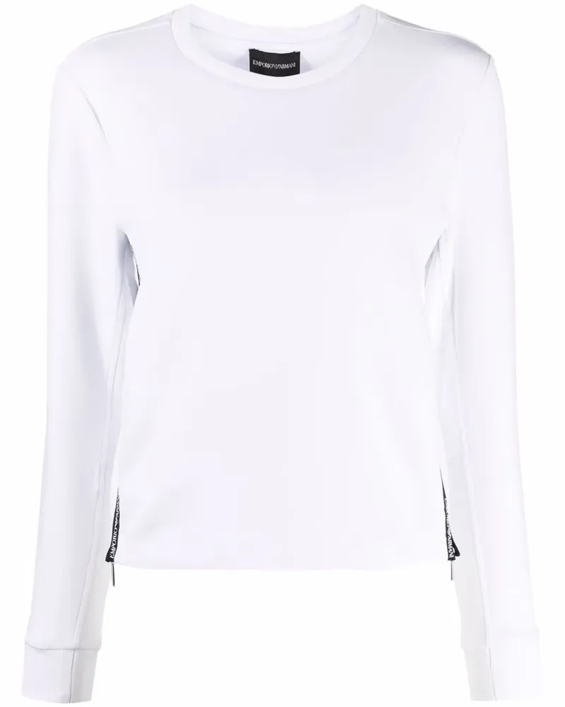 Emporio Armani Klassisches Sweatshirt - Weiß Weiß
