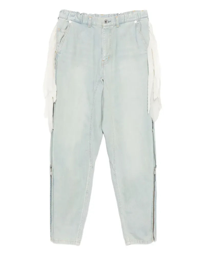 Undercover Jeans mit Reißverschluss an der Seite - Blau Blau
