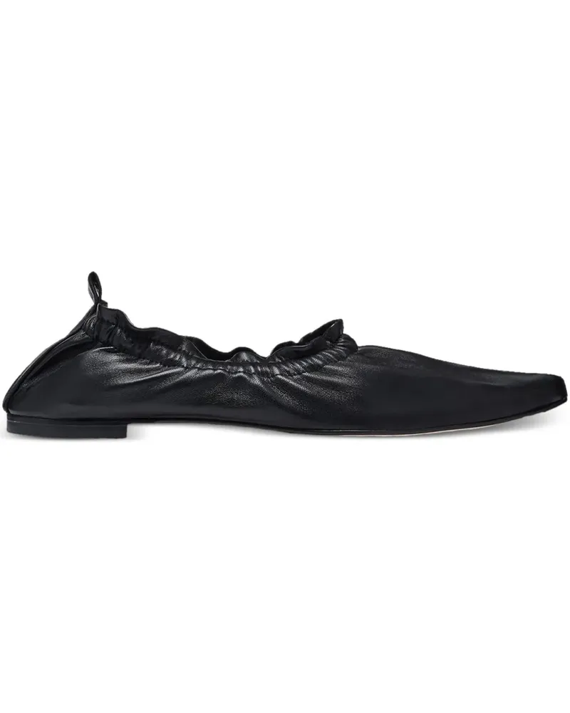 Miista Ballerinas mit spitzer Kappe - Schwarz Schwarz