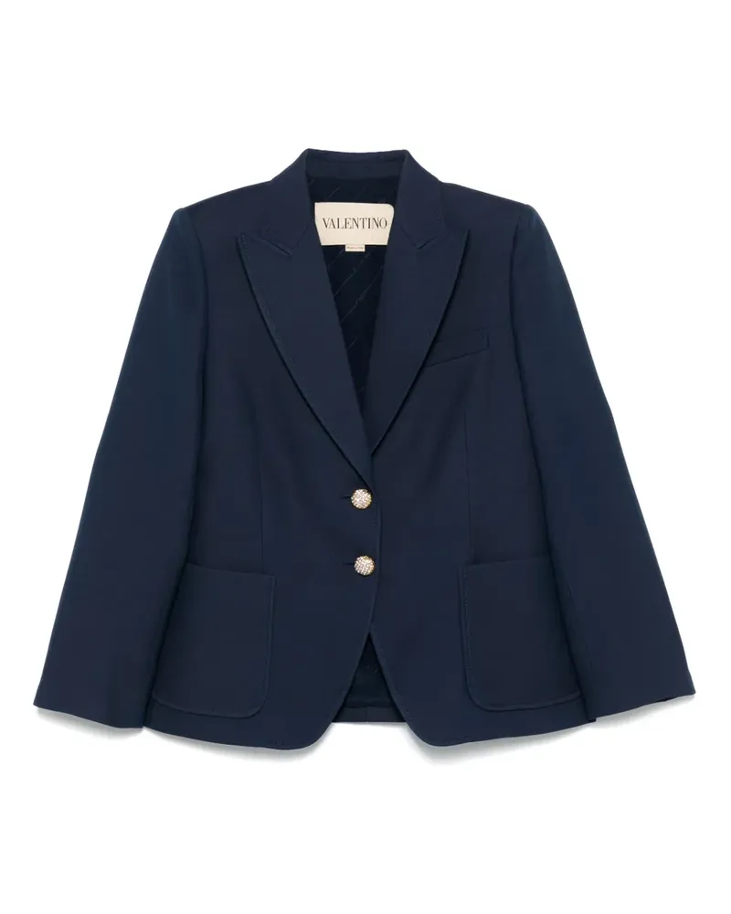 Valentino Garavani Einreihiges Sakko - Blau Blau
