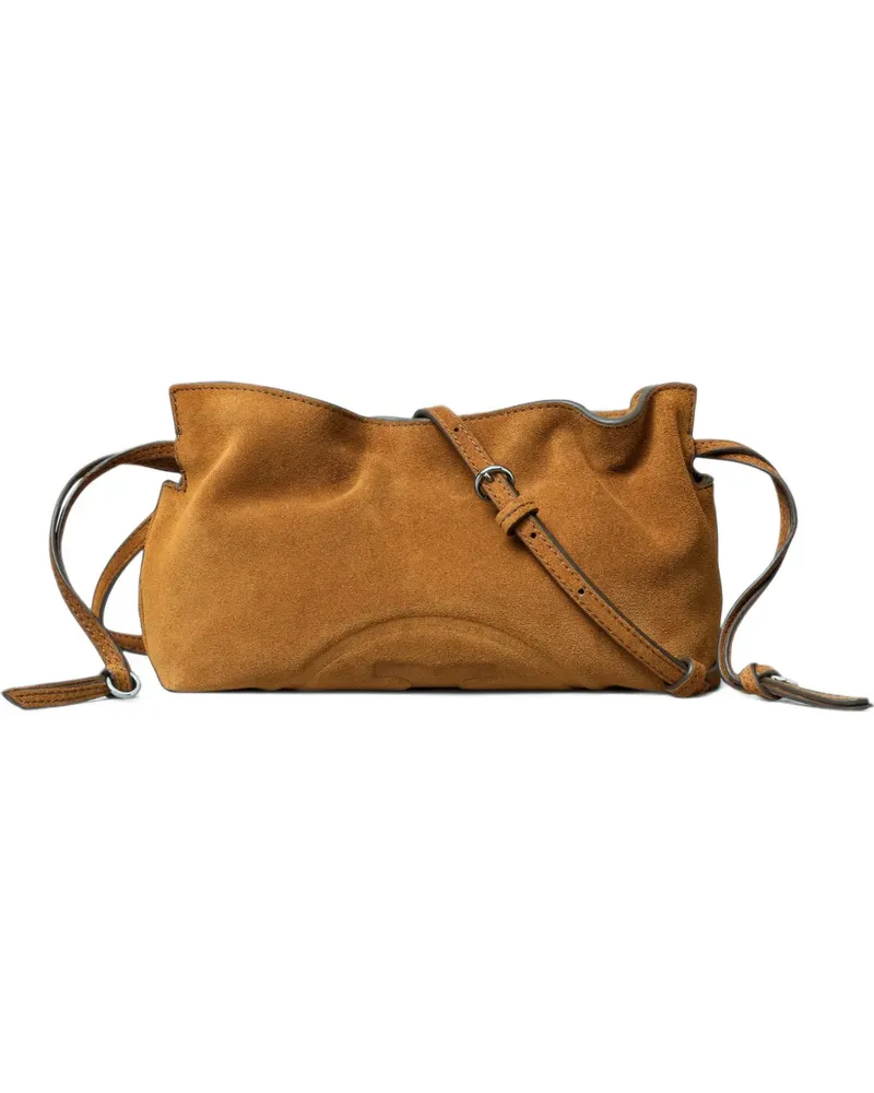 Tory Burch Ella Clutch mit Kordelzug - Braun Braun