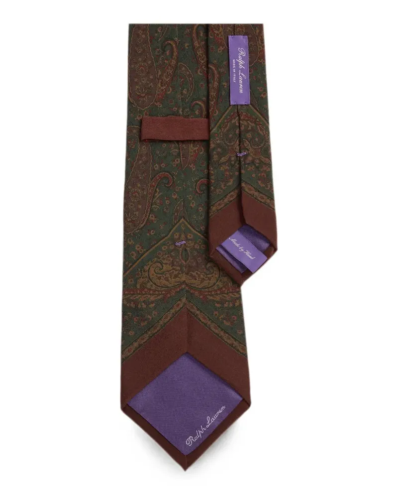 Ralph Lauren Krawatte aus Seide mit Paisley-Print - Grün Grün