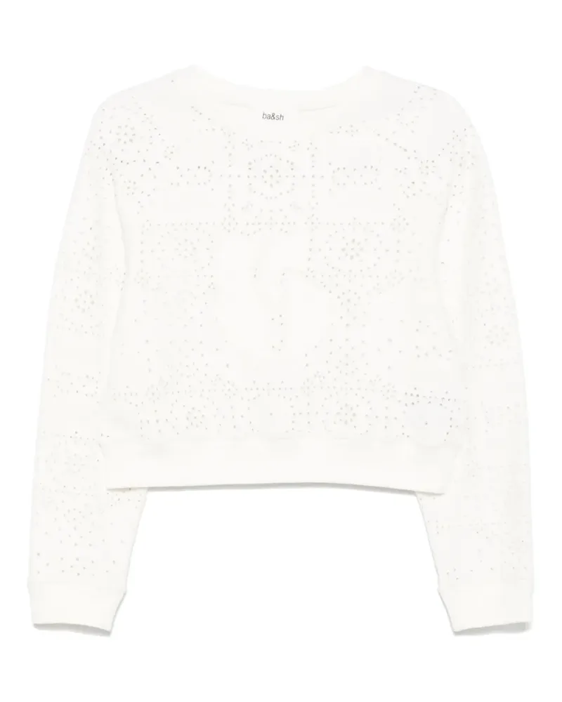 ba&sh Larson Sweatshirt - Weiß Weiß