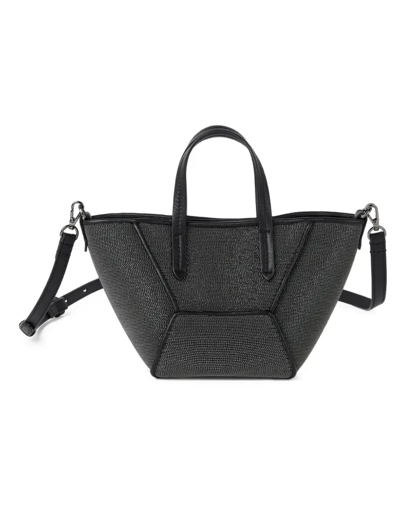 Brunello Cucinelli BC Duo Mini-Tasche - Schwarz Schwarz
