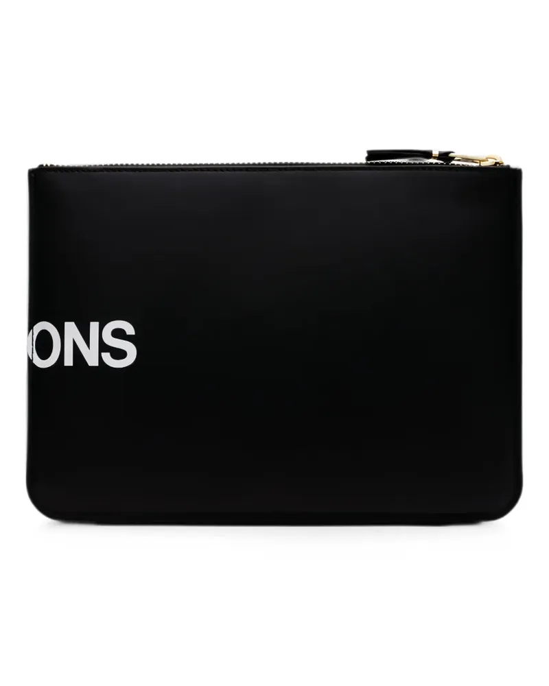 Comme des Garçons Huge Logo pouch - Schwarz Schwarz