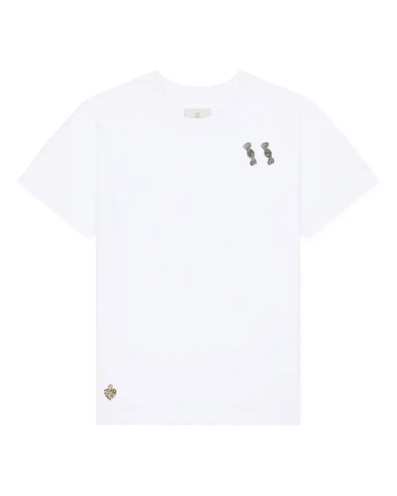 Givenchy patched-details regular-fit T-shirt - Weiß Weiß