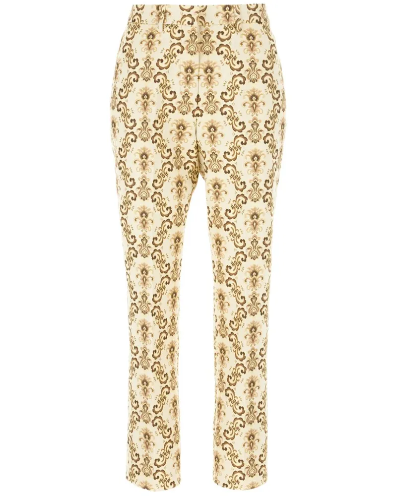Etro Bestickte Hose - Nude Nude