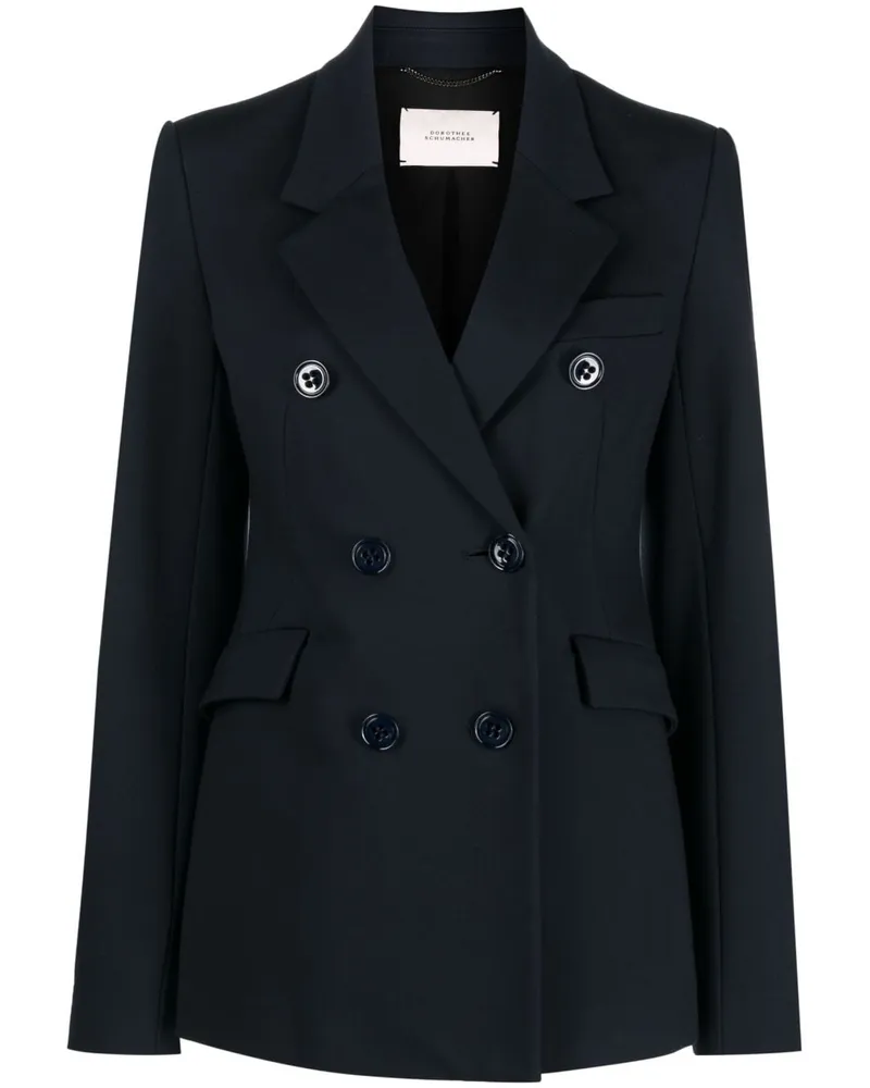 Dorothee Schumacher Doppelreihiger Blazer - Blau Blau