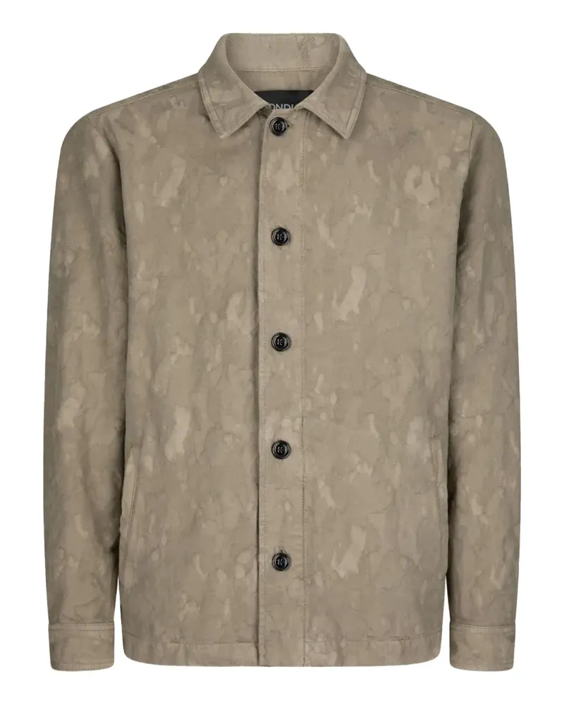 Dondup Hemdjacke mit Camouflagemuster - Nude Nude