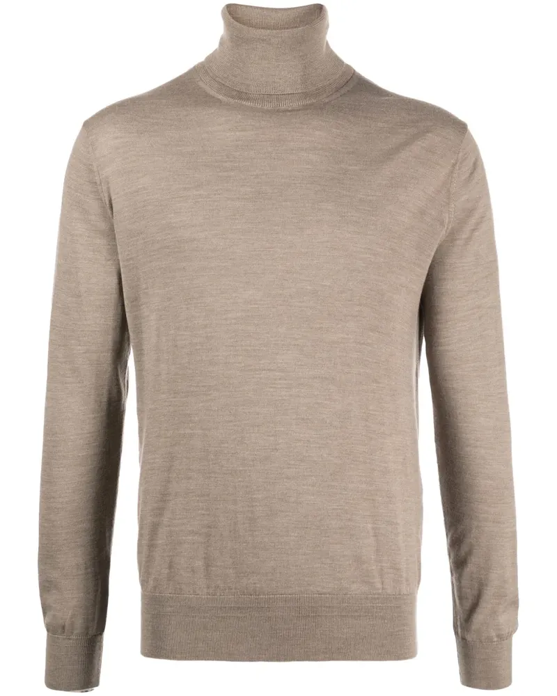 Luciano Barbera Pullover mit Rollkragen - Braun Braun