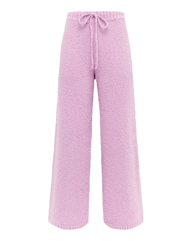 Laneus Strukturierte Hose mit Kordelzug - Rosa Rosa