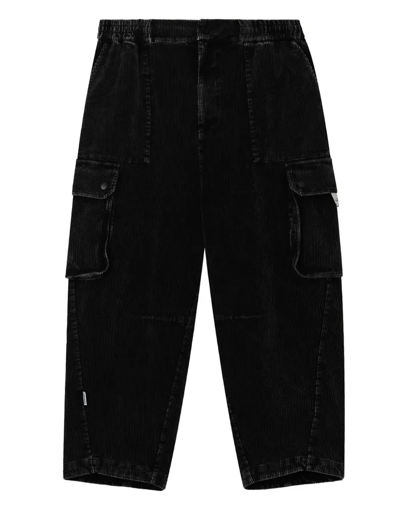 Musium Div. Cargohose mit Tasche - Schwarz Schwarz