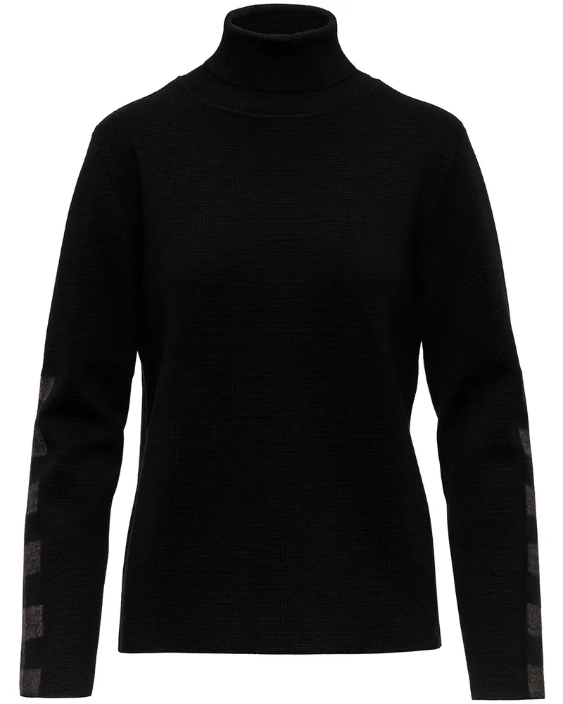Aztech Mountain Matterhorn Rollkragenpullover - Schwarz Schwarz