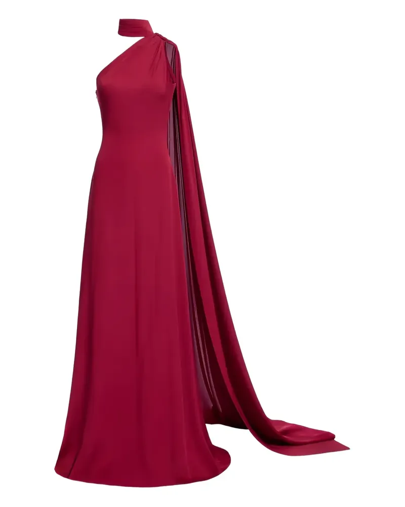 Elie Saab Asymmetrisches Maxikleid - Rot Rot