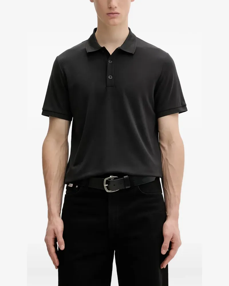 Rag & Bone short-sleeve polo shirt - Schwarz Schwarz