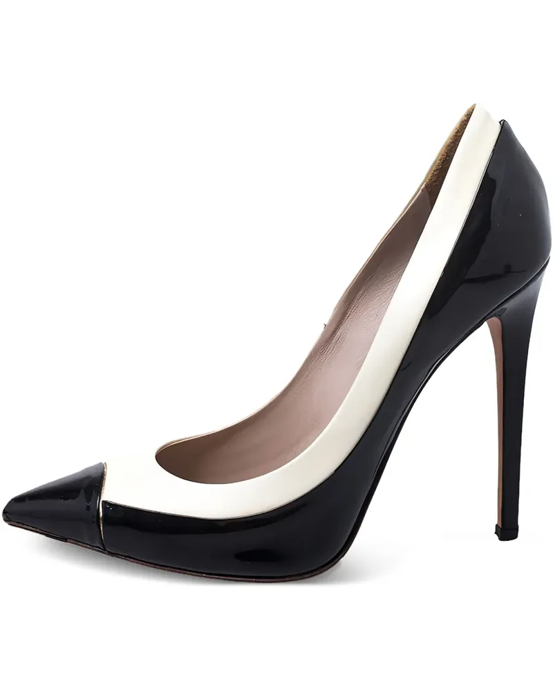 Le Silla Pre-owned Pumps in Lackoptik 115mm - Schwarz Schwarz