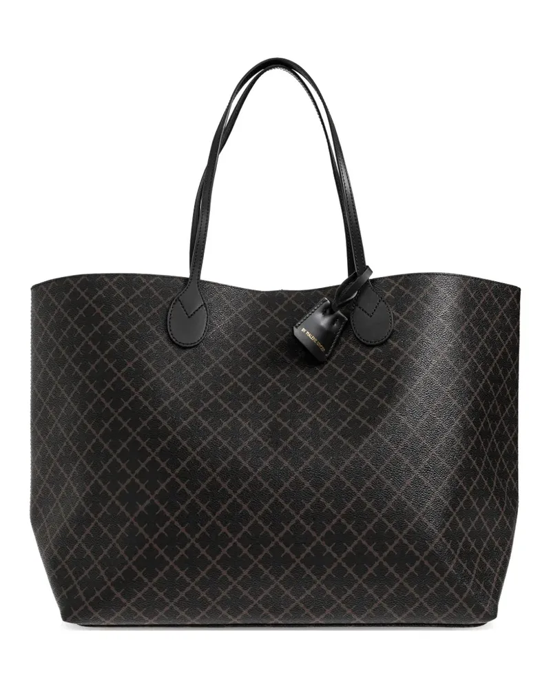 By Malene Birger Abi monogram-print tote bag - Schwarz Schwarz