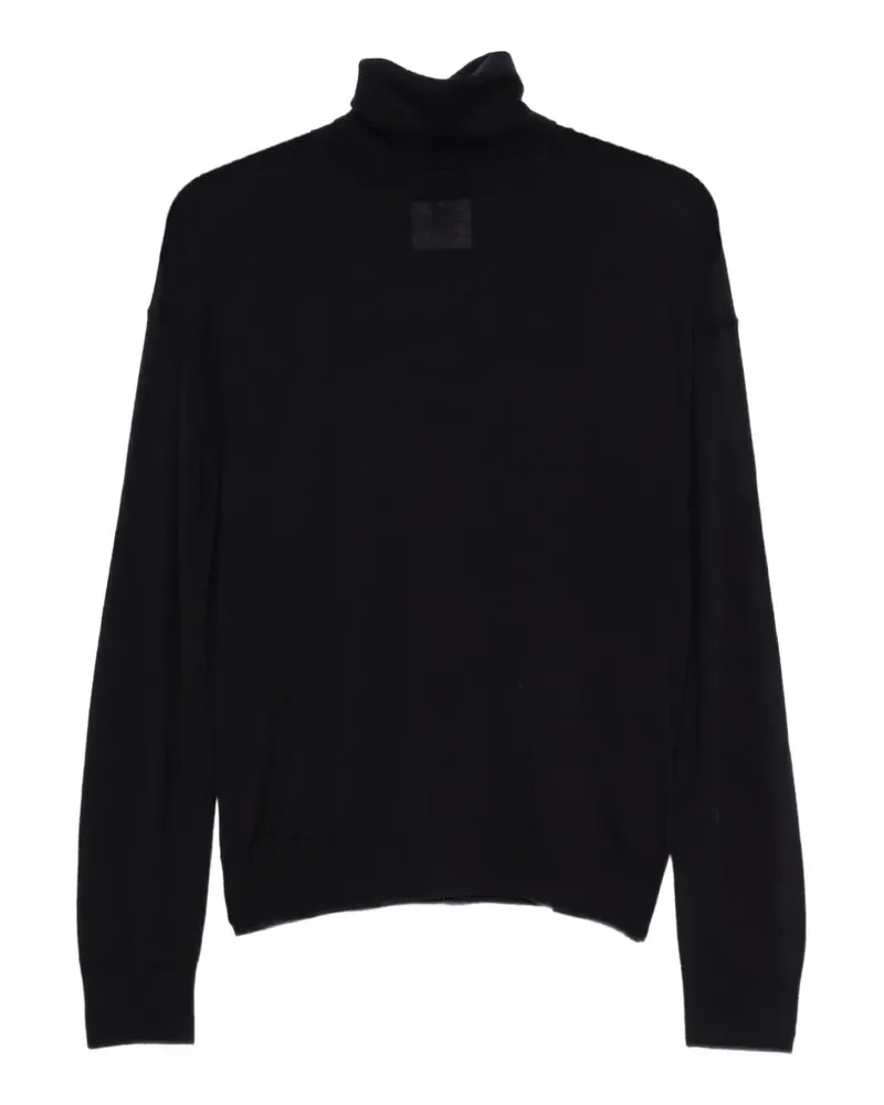 Semicouture Freda Rollkragenpullover - Schwarz Schwarz