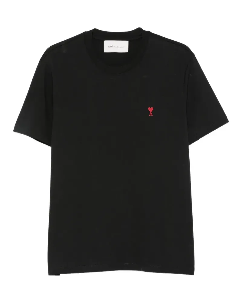 AMI Paris Ami de Coeur T-Shirt - Schwarz Schwarz