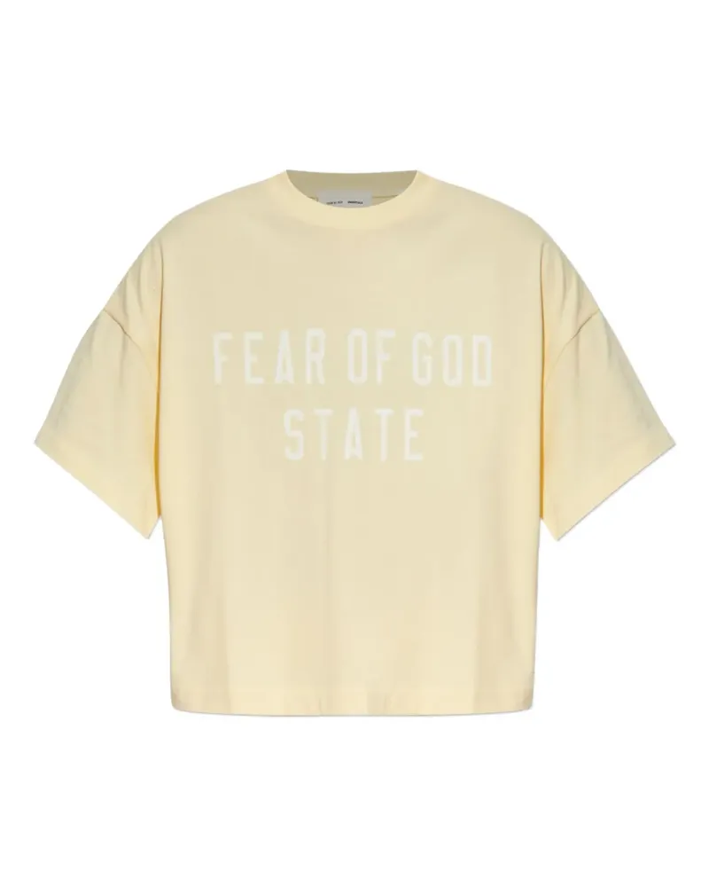 Fear of God T-Shirt aus Baumwolle - Gelb Gelb
