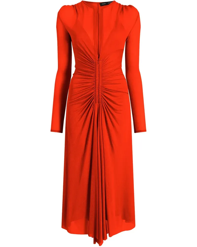 Proenza Schouler Kerstin Midikleid - Rot Rot