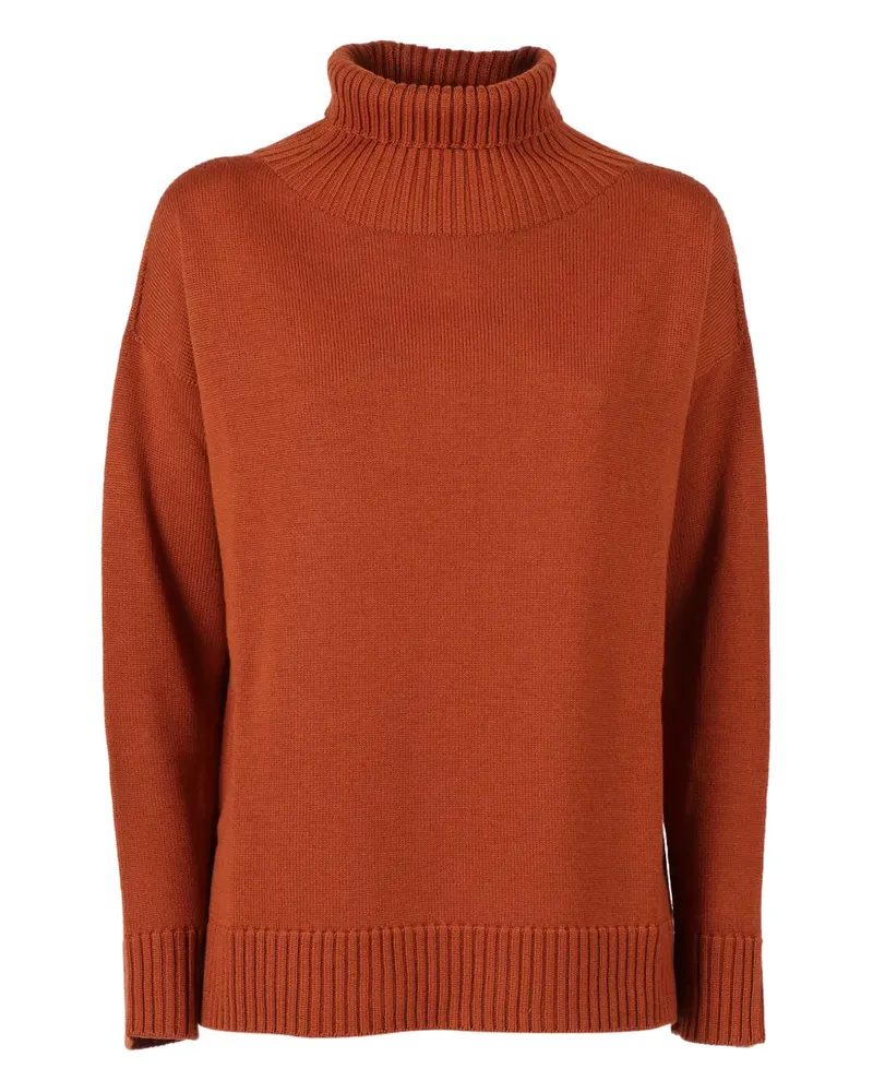 Max Mara Minioberteil mit Rollkragen - Orange Orange