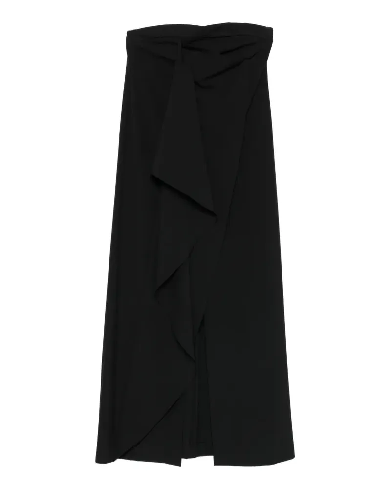 The Garment Drapiertes Pisano Maxikleid - Schwarz Schwarz