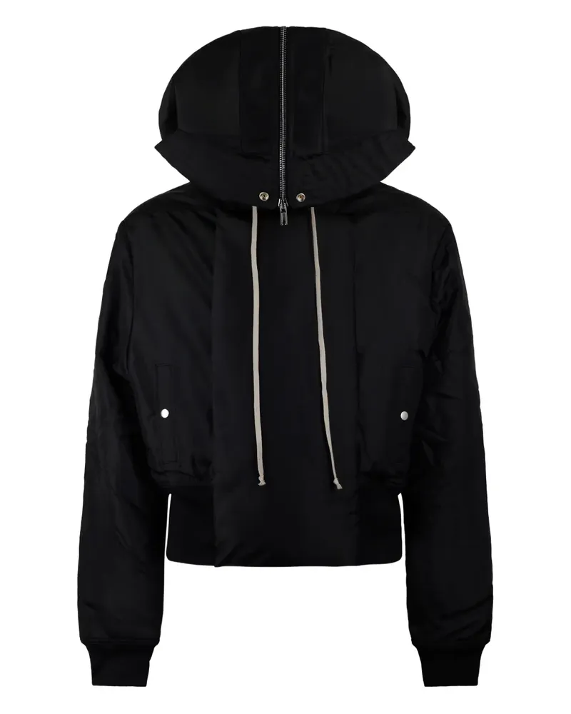 DRKSHDW by Rick Owens hooded jacket - Schwarz Schwarz