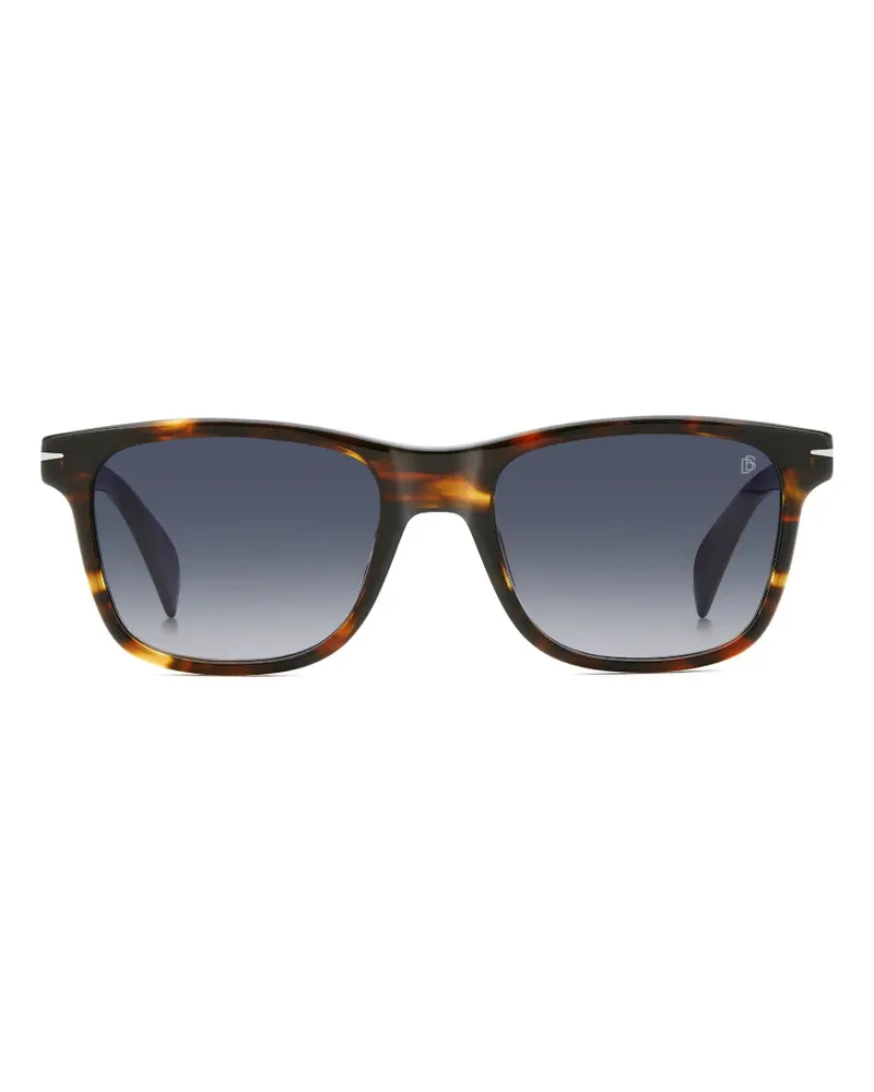 EYEWEAR by DAVID BECKHAM Sonnenbrille mit geometrischem Gestell - Braun Braun
