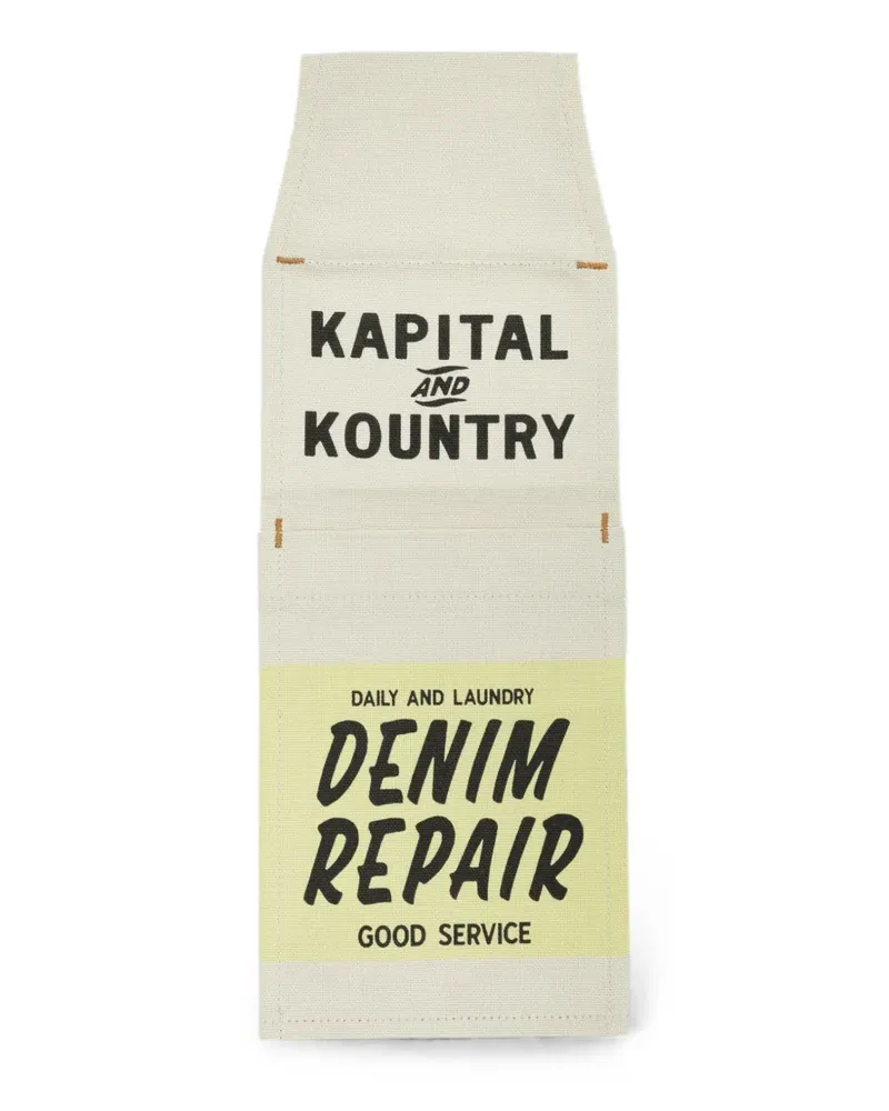 KAPITAL Canvas Pulp phone holder - Nude Nude