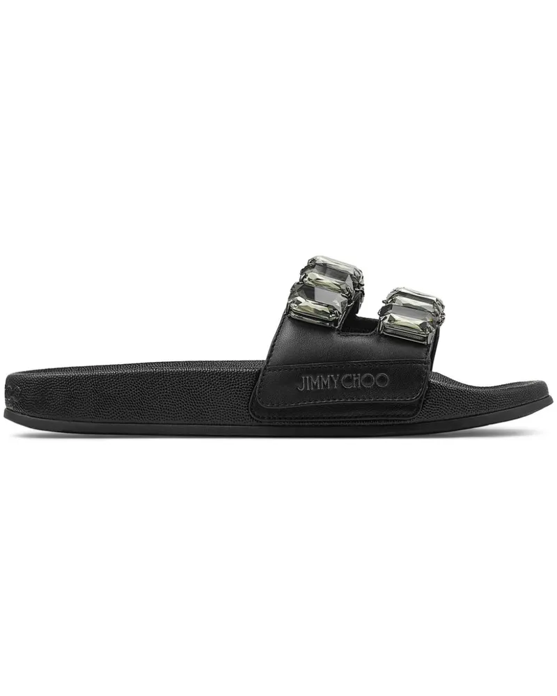 Jimmy Choo Fitz Pantoletten - Schwarz Schwarz