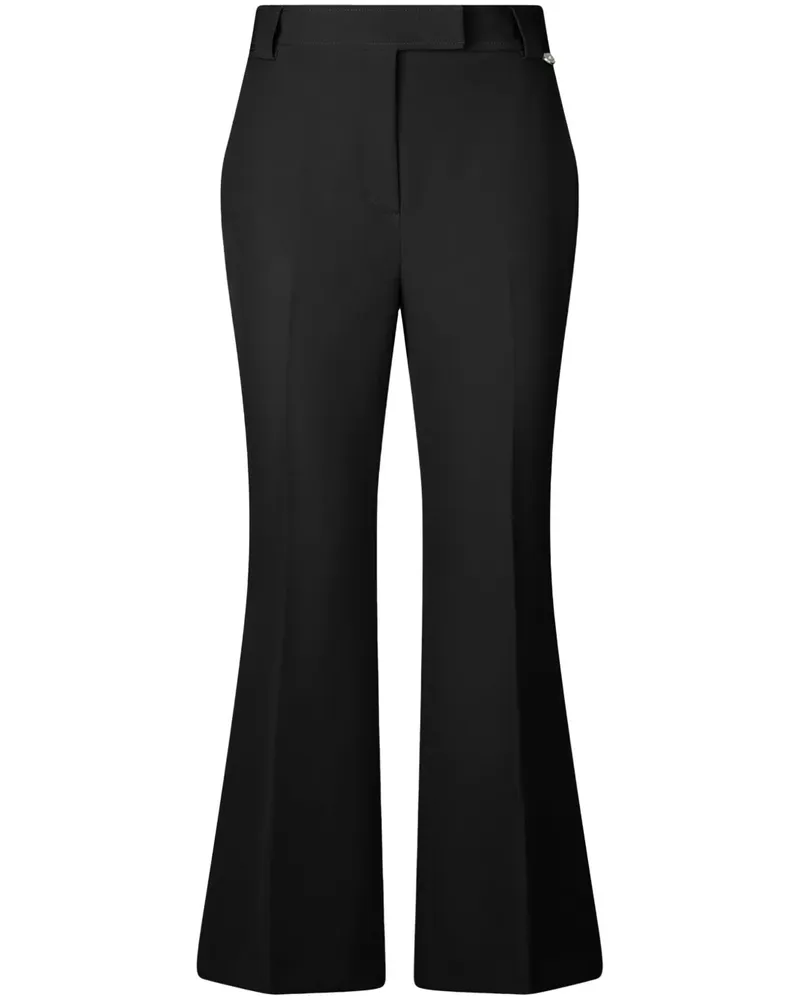Liu Jo Klassische Cropped-Hose - Schwarz Schwarz