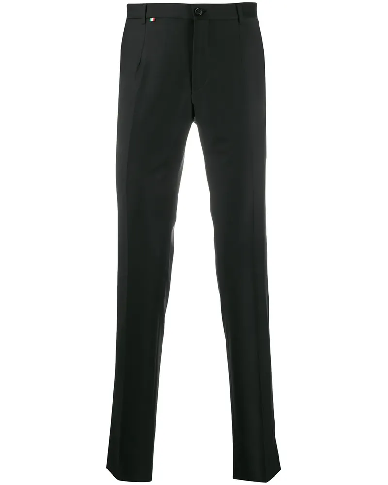 Philipp Plein Hose mit geradem Bein - Schwarz Schwarz