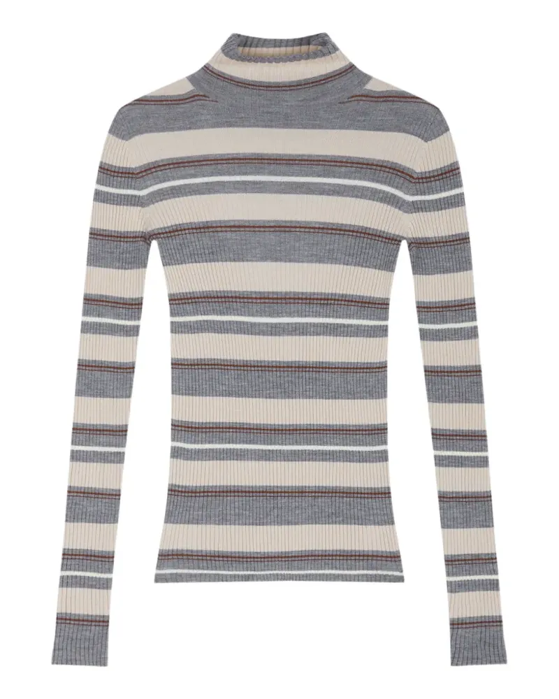 JNBY Gerippter Strickpullover - Grau Grau