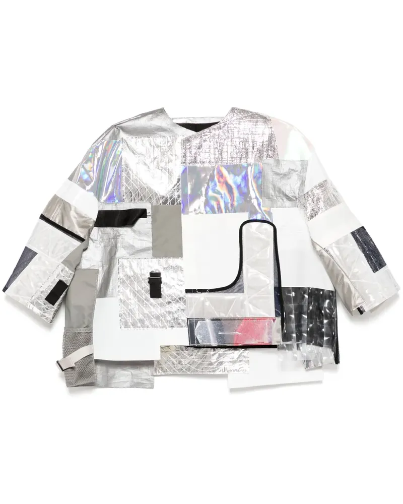 Junya Watanabe Jacke mit Einsätzen - Silber Silber