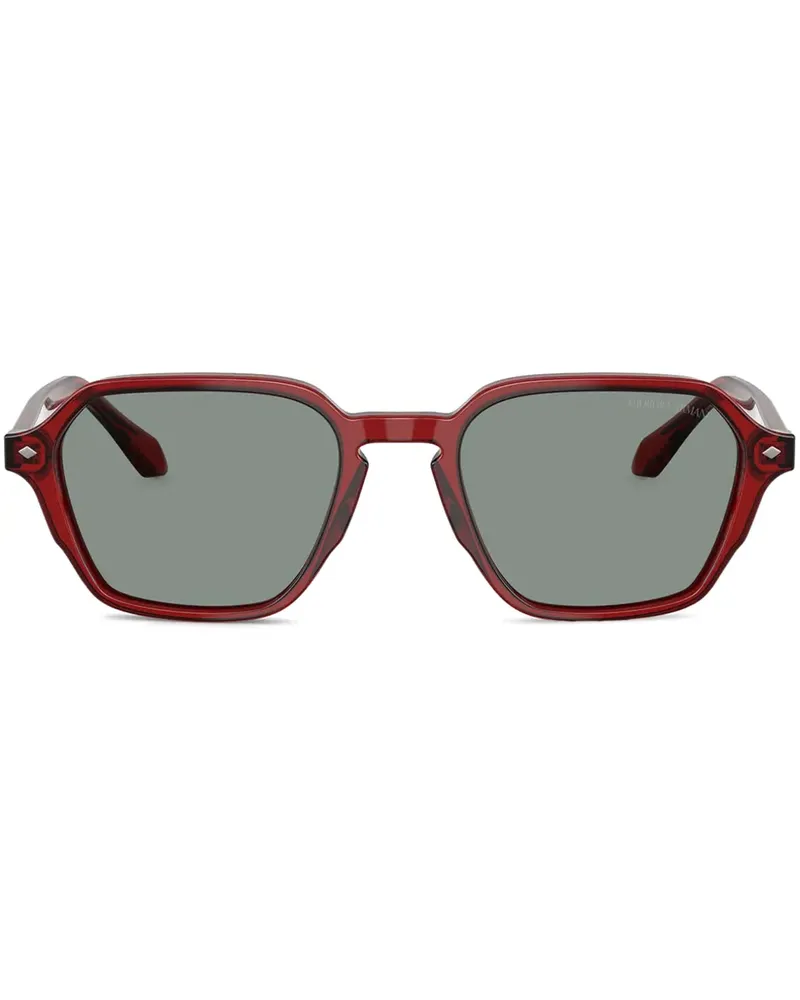 Giorgio Armani Transparente Sonnenbrille - Rot Rot