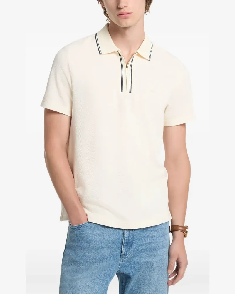 Michael Kors Strukturiertes Poloshirt - Nude Nude