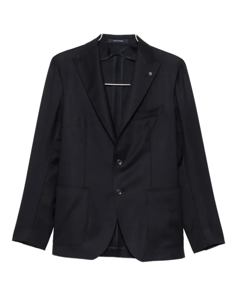 Tagliatore single-breasted peak-lapel blazer - Blau Blau