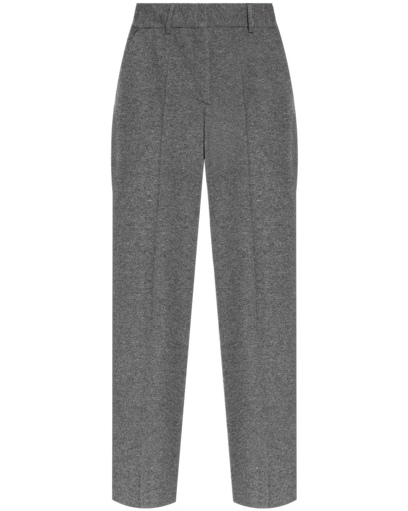 Officine Generale Hose mit weitem Bein - Grau Grau
