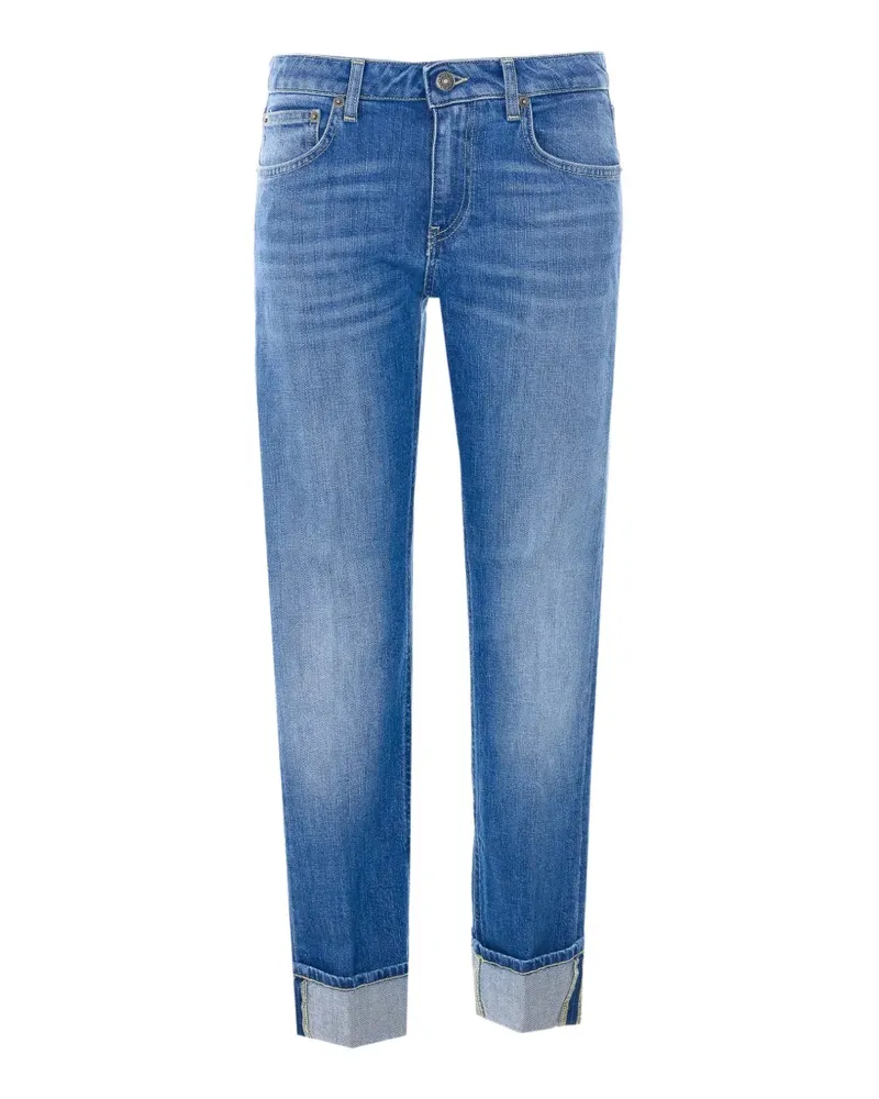 Dondup Skinny-Jeans mit Logo-Patch - Blau Blau